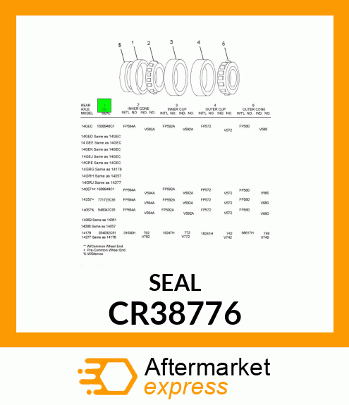 SEAL CR38776