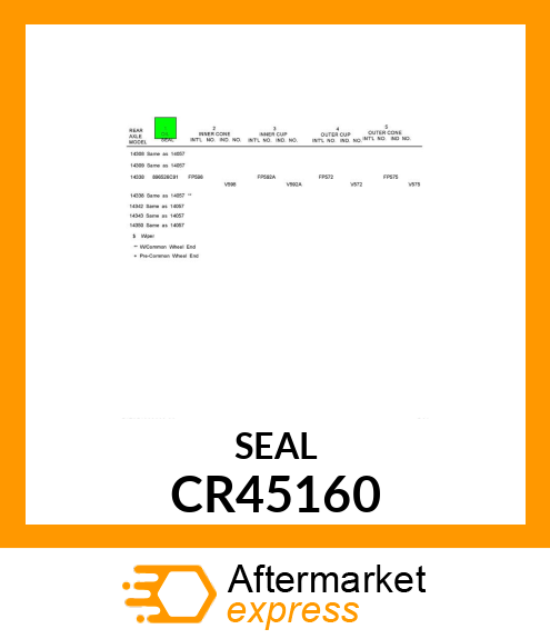 SEAL CR45160