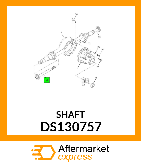 SHAFT DS130757