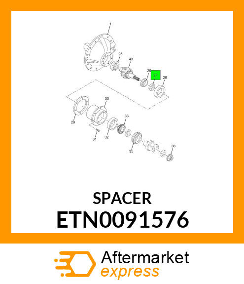 SPACER ETN0091576