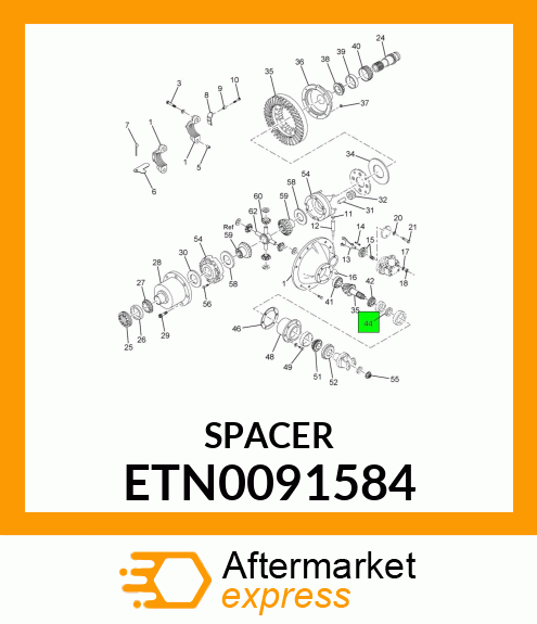 SPACER ETN0091584