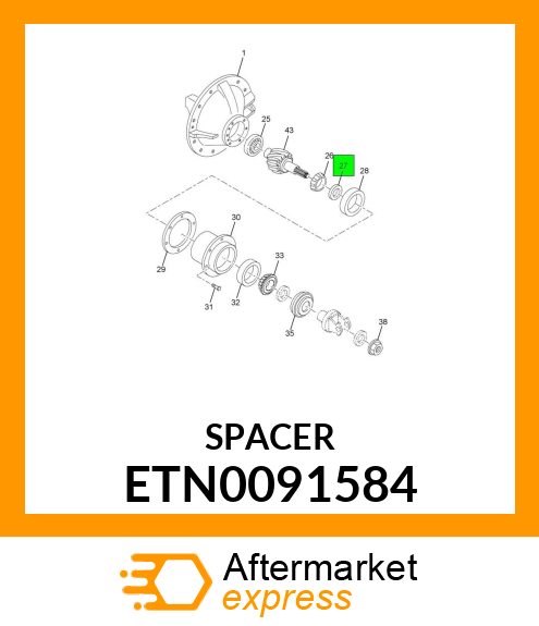 SPACER ETN0091584