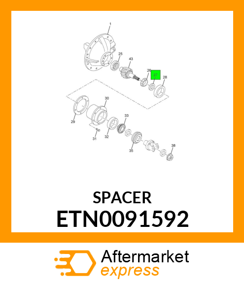 SPACER ETN0091592