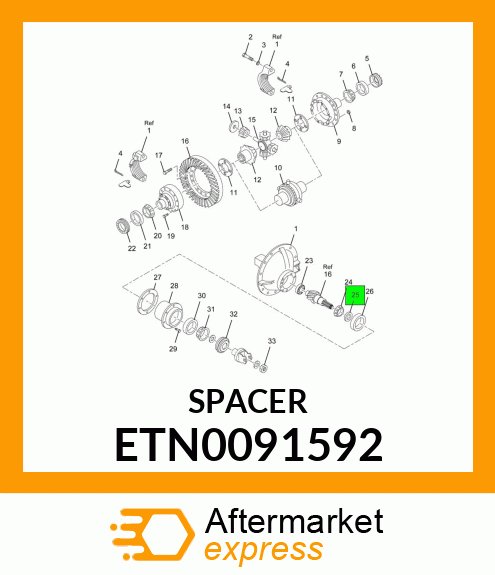 SPACER ETN0091592