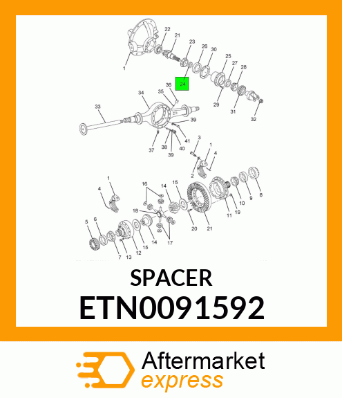 SPACER ETN0091592