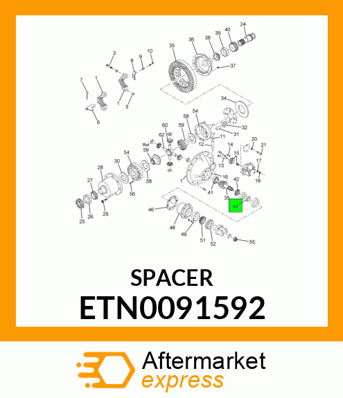 SPACER ETN0091592