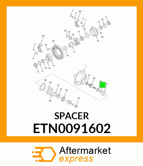 SPACER ETN0091602