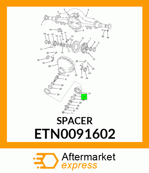 SPACER ETN0091602