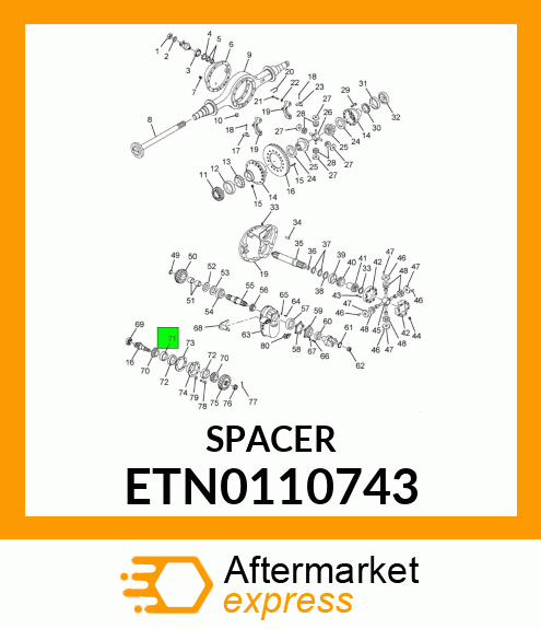 SPACER ETN0110743