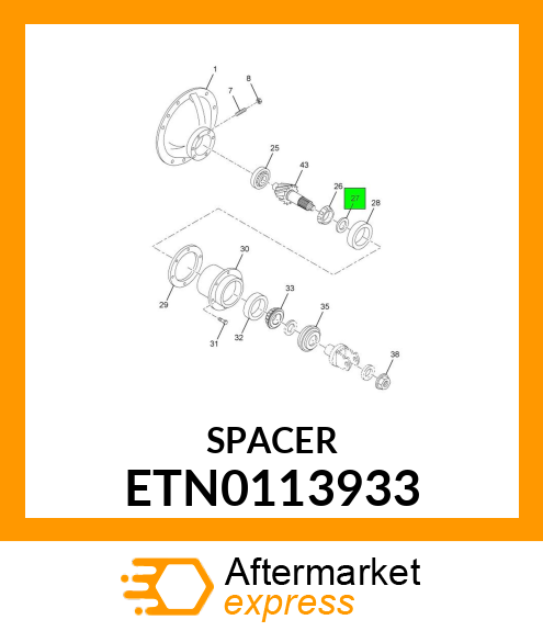 SPACER ETN0113933