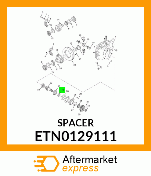 SPACER ETN0129111