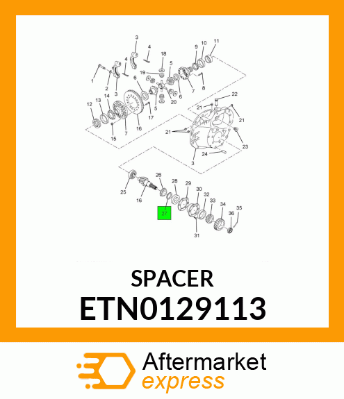 SPACER ETN0129113