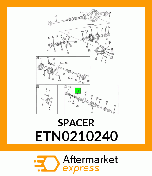 SPACER ETN0210240