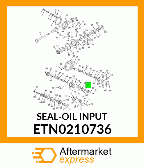 SEAL-OILINPUT ETN0210736