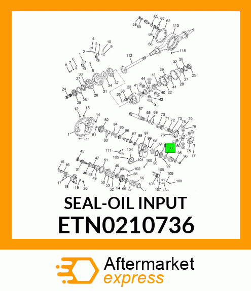 SEAL-OILINPUT ETN0210736