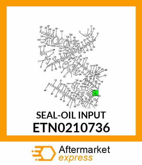 SEAL-OILINPUT ETN0210736