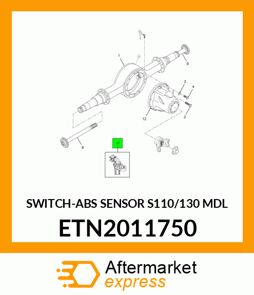 SWITCH-ABS SENSOR S110/130 MDL ETN2011750