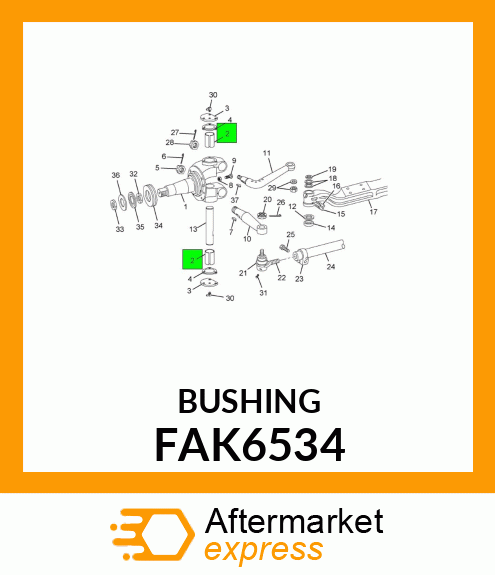 BUSHING FAK6534