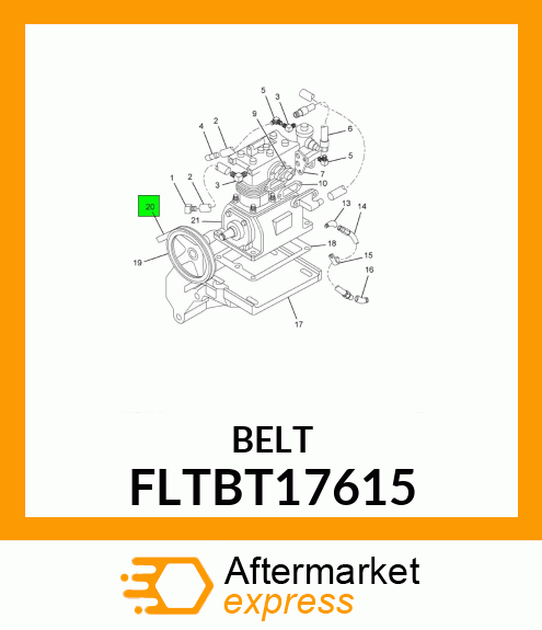 BELT FLTBT17615