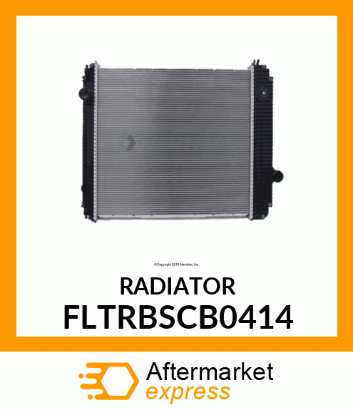 RADIATOR FLTRBSCB0414