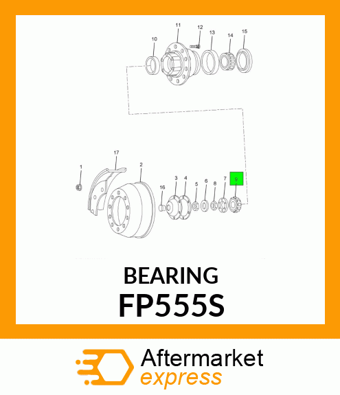 BEARING FP555S