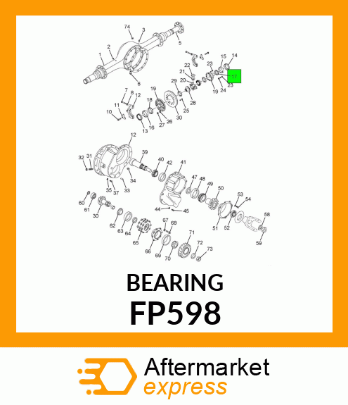 BEARING FP598