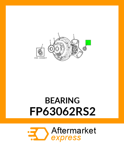 BEARING FP63062RS2