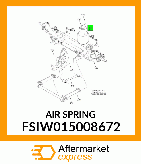 AIR SPRING FSIW015008672