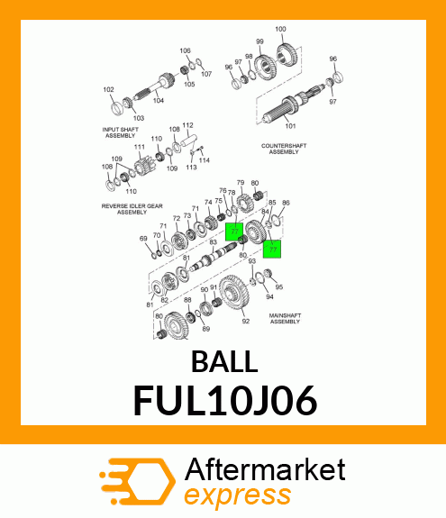 BALL FUL10J06