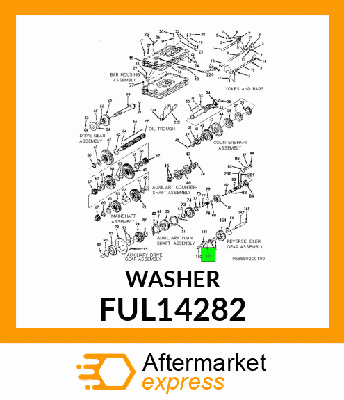 WASHER FUL14282