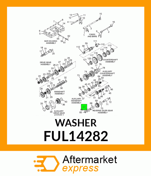 WASHER FUL14282