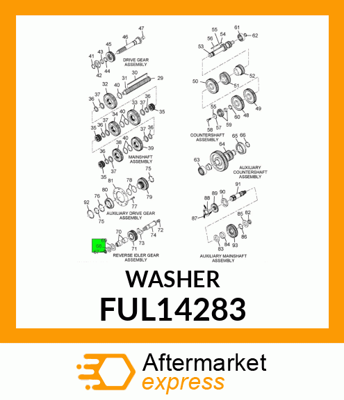 WASHER FUL14283