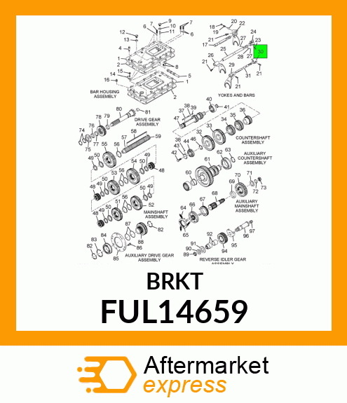 BRKT FUL14659