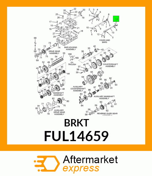 BRKT FUL14659