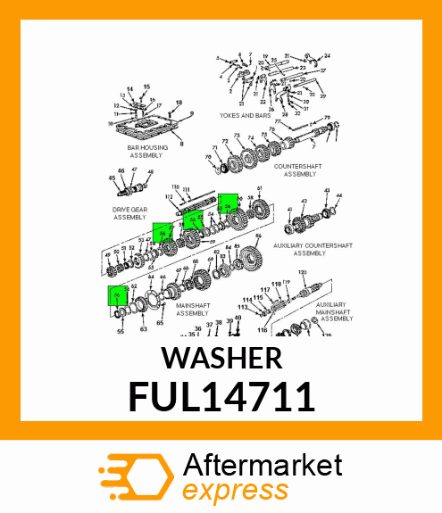 WASHER FUL14711