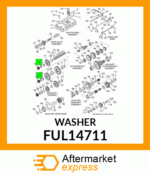 WASHER FUL14711
