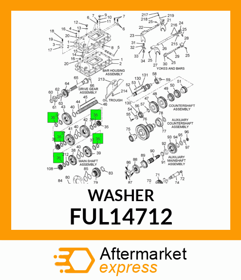 WASHER FUL14712