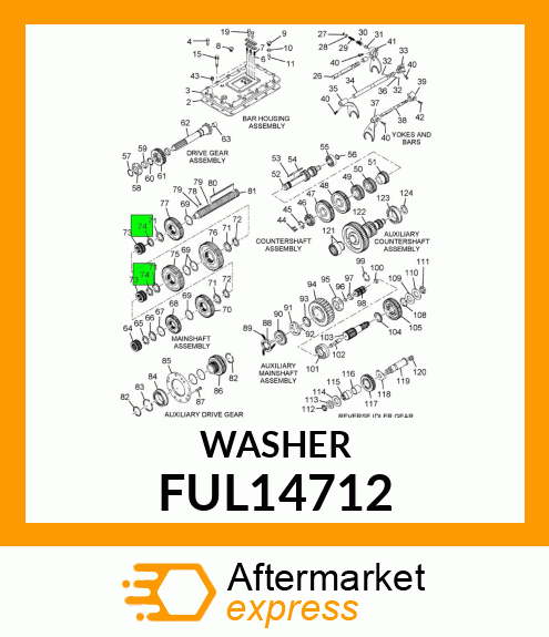 WASHER FUL14712