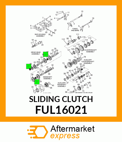 SLIDINGCLUTCH FUL16021