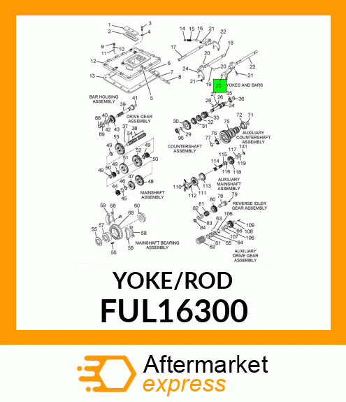 YOKE/ROD FUL16300
