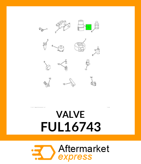 VALVE FUL16743