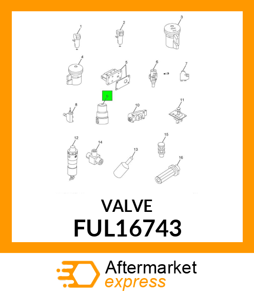 VALVE FUL16743