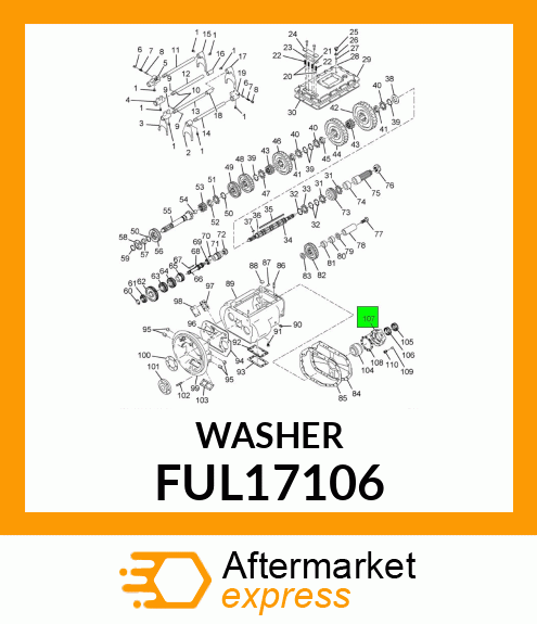 WASHER FUL17106