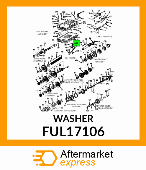 WASHER FUL17106