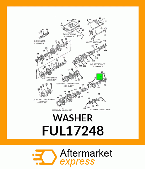 WASHER FUL17248