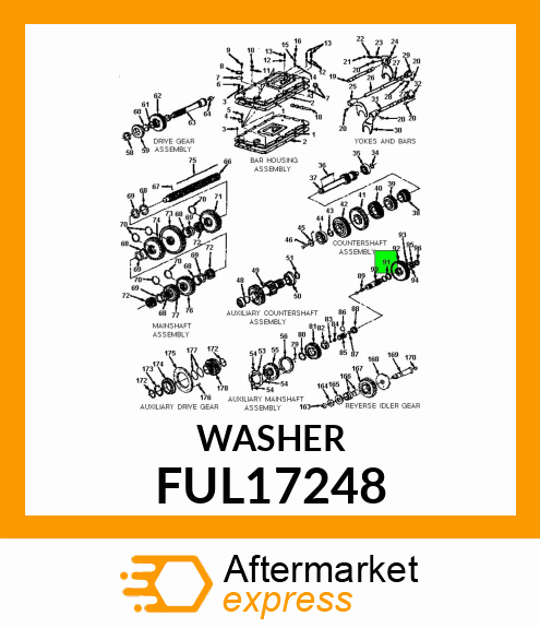 WASHER FUL17248