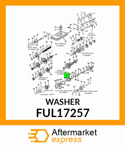 WASHER FUL17257