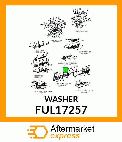 WASHER FUL17257