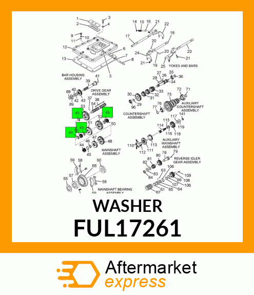 WASHER FUL17261