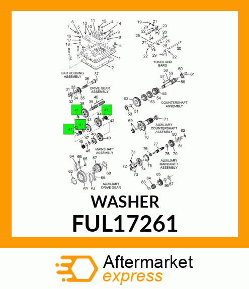 WASHER FUL17261